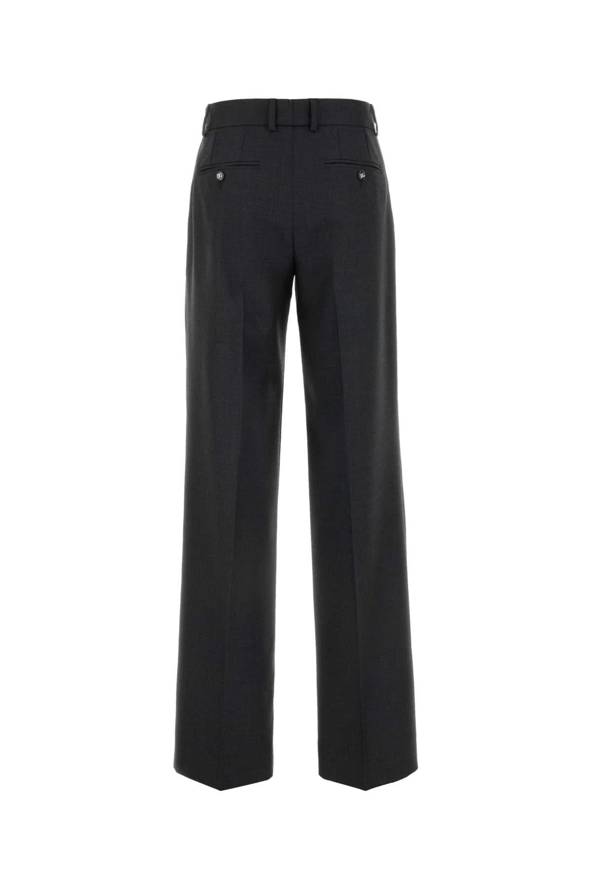 Dolce & Gabbana Women Graphite Wool Pant