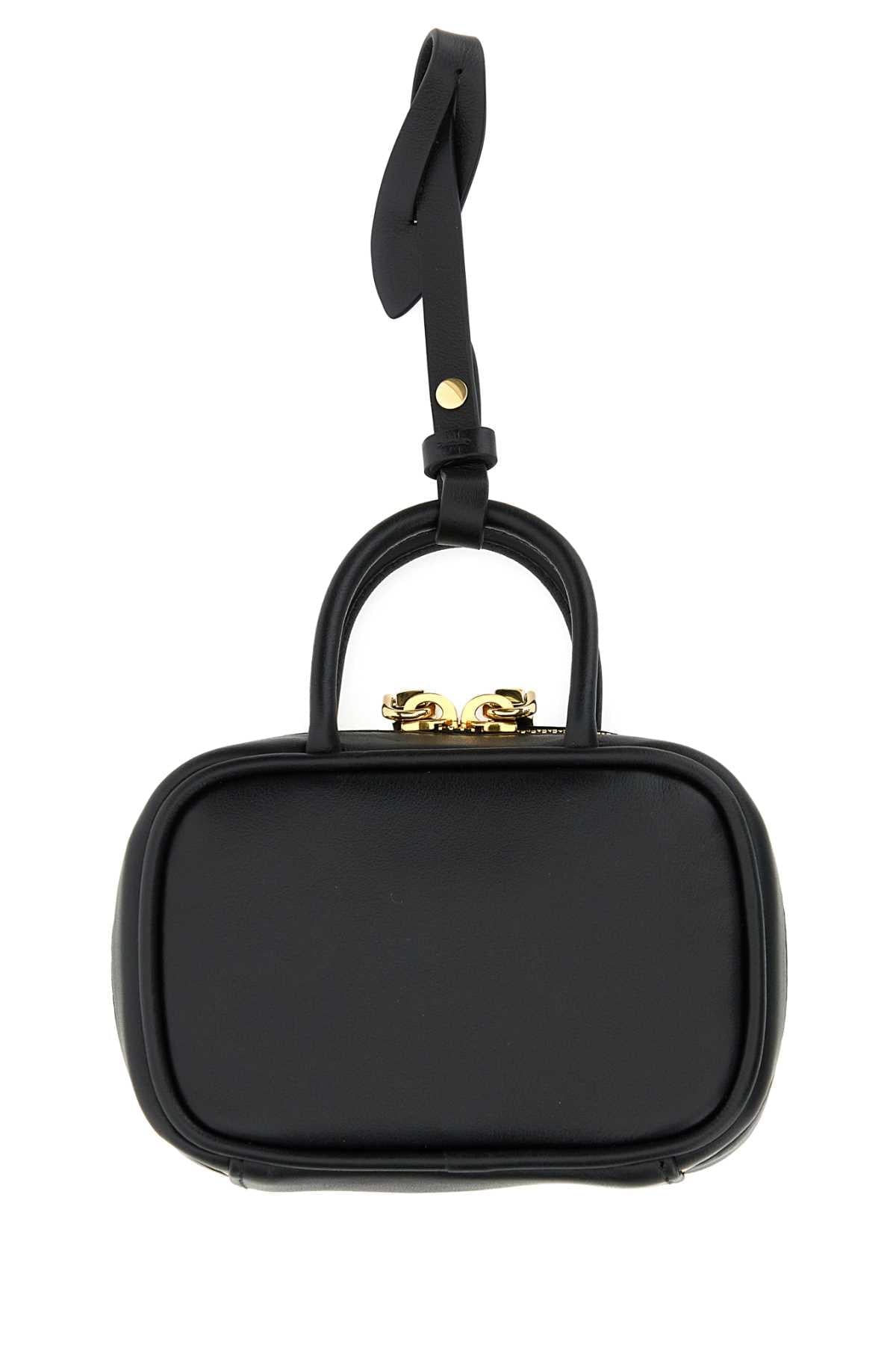 Miu Miu Women Black Leather Beau Keyring Necessaire MIU MIU