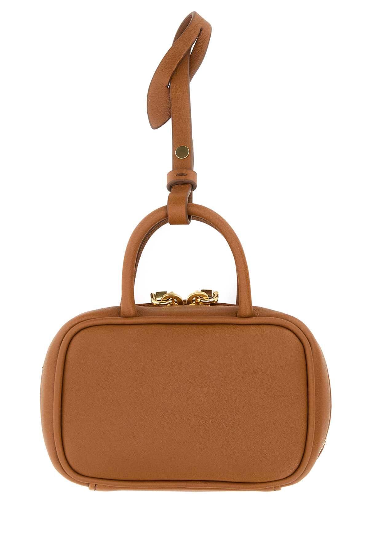 Miu Miu Women Camel Leather Beau Keyring Necessaire MIU MIU