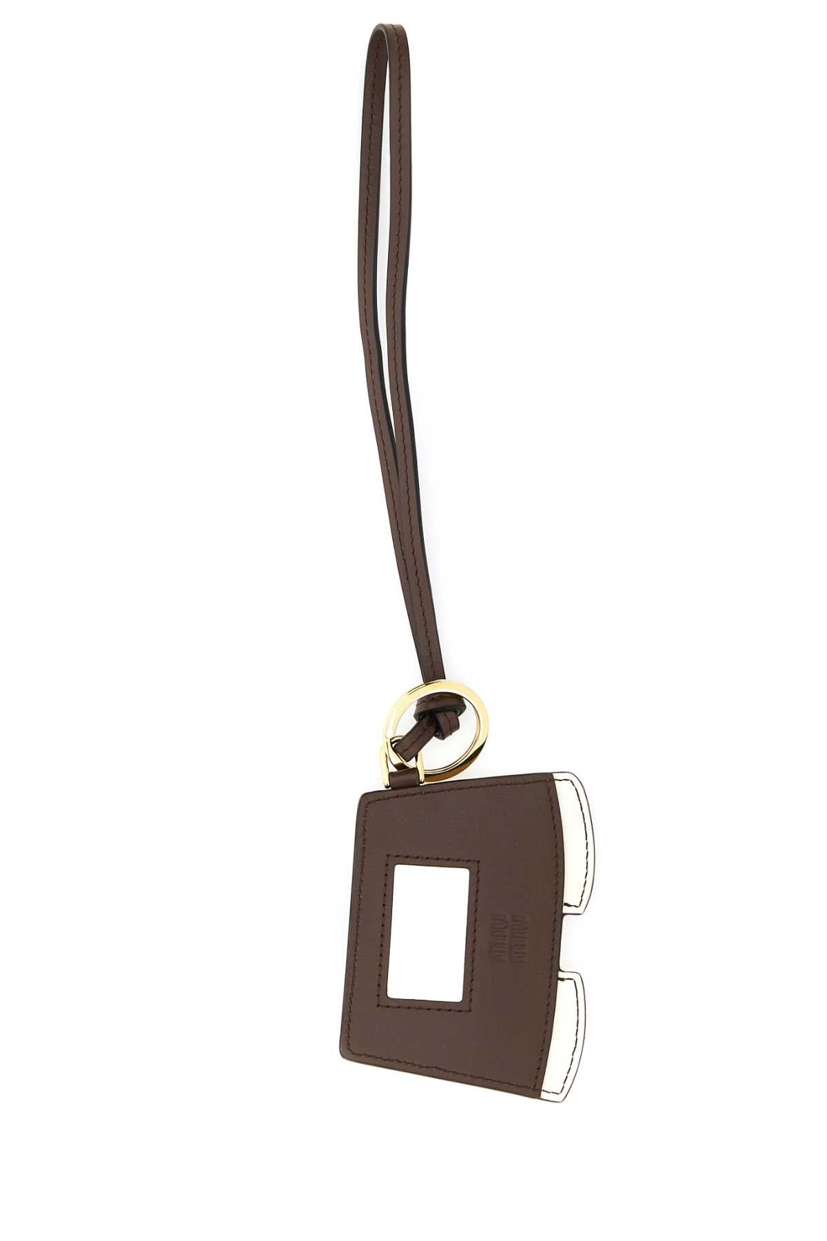 Miu Miu Women Multicolor Leather Keyring MIU MIU