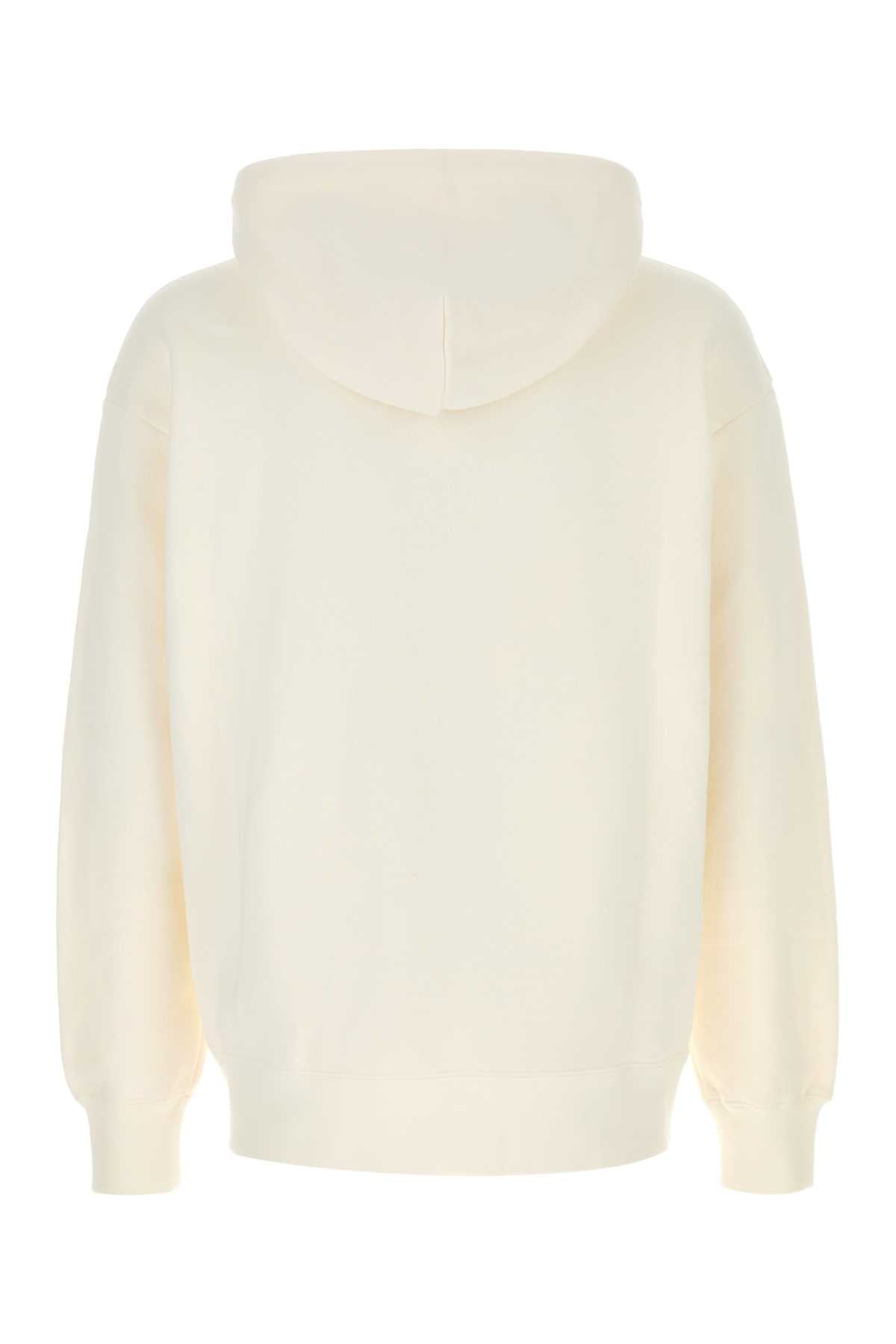 Valentino Garavani Men Ivory Cotton Sweatshirt VALENTINO GARAVANI