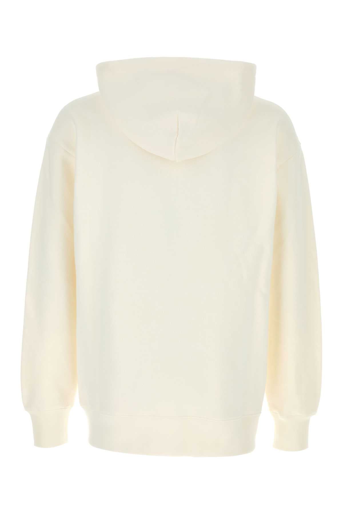 Valentino Garavani Men Ivory Cotton Sweatshirt VALENTINO GARAVANI
