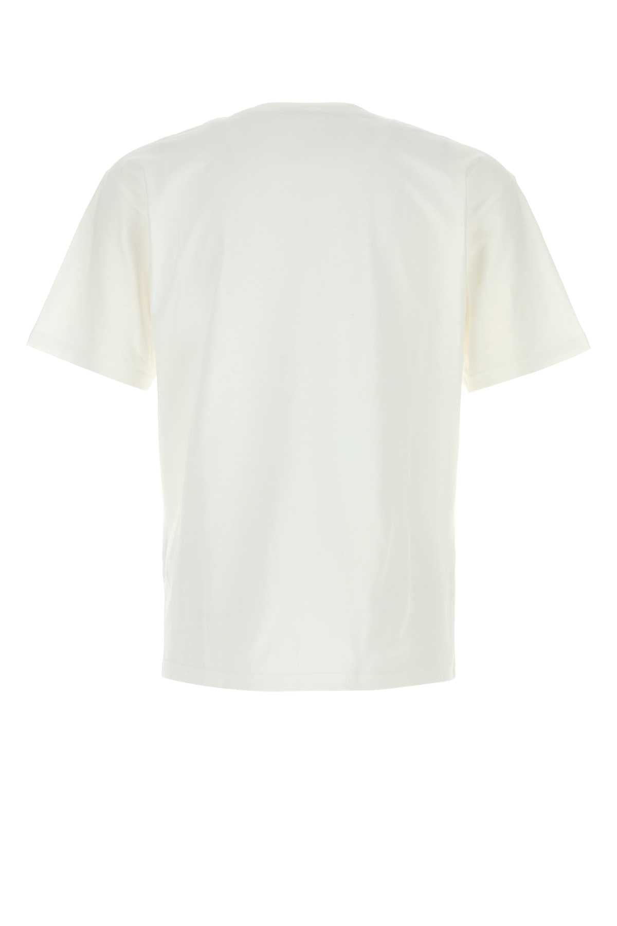 Valentino Garavani Men White Cotton T-Shirt VALENTINO GARAVANI