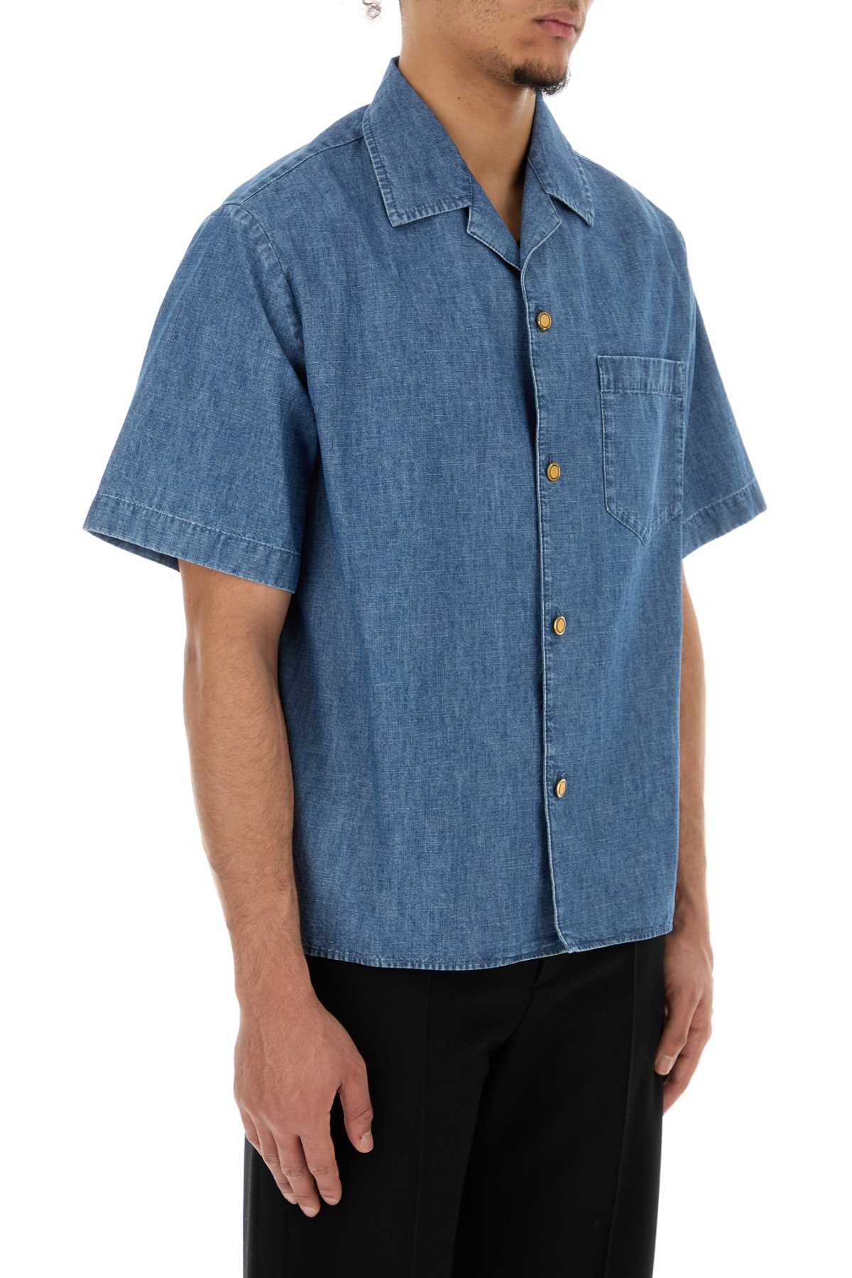 Valentino Garavani Men Denim Shirt VALENTINO GARAVANI