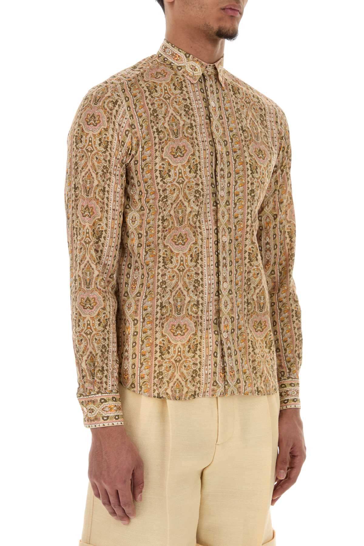 Valentino Garavani Men Printed Cotto Shirt VALENTINO GARAVANI