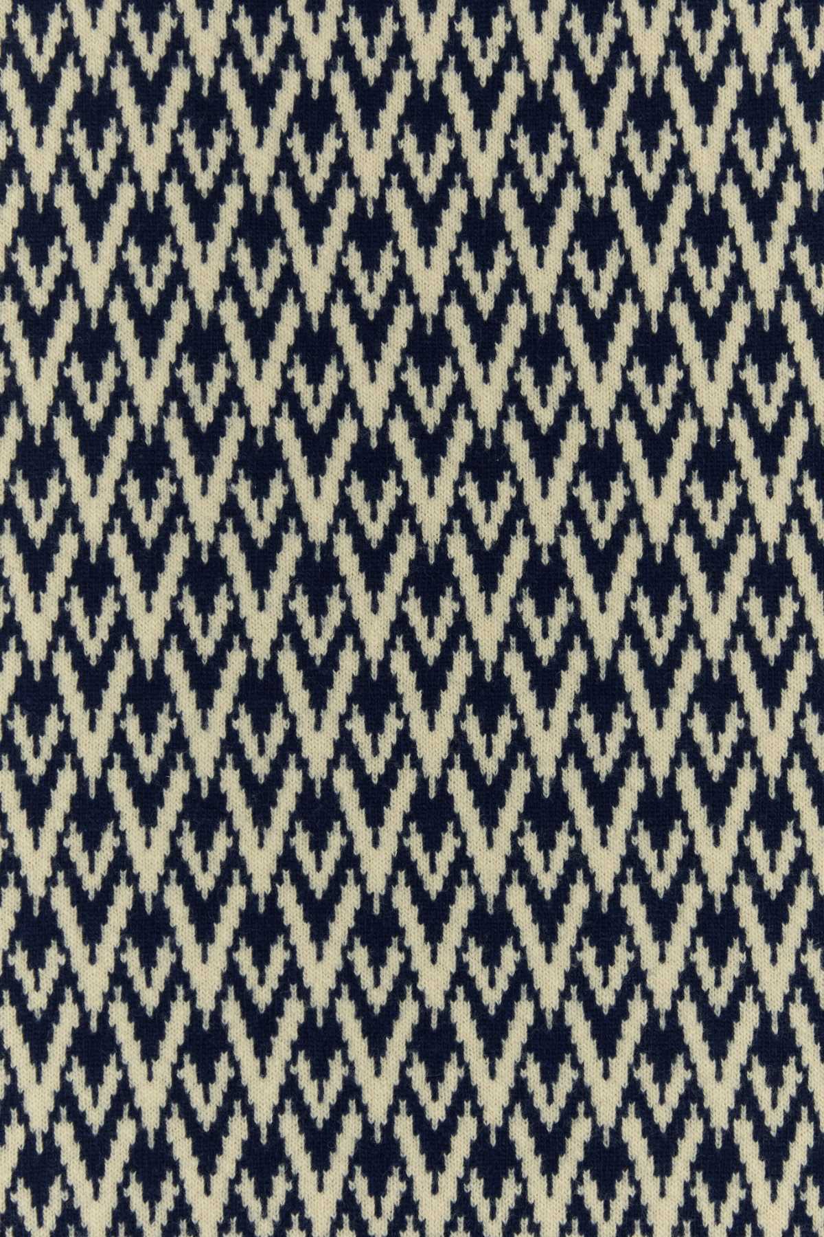 Valentino Garavani Men Embroidered Wool Toute La V Scarf VALENTINO GARAVANI