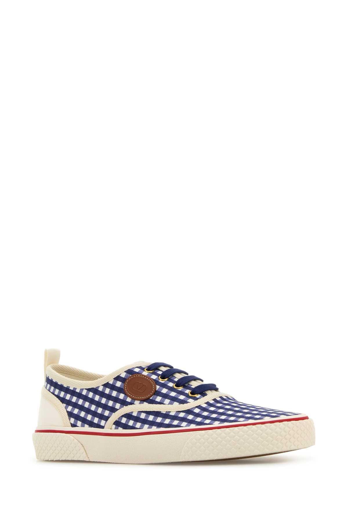 Valentino Garavani Men Printed Canvas Nojoke Sneakers VALENTINO GARAVANI