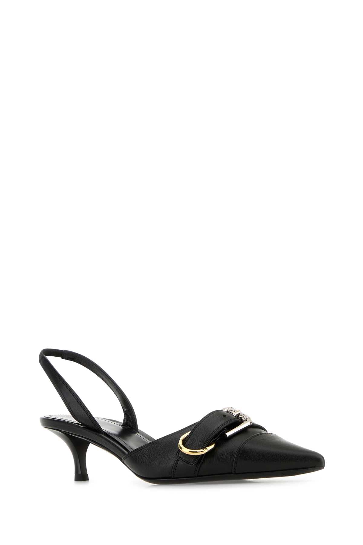 Givenchy Women Black Leather Voyou Pumps GIVENCHY