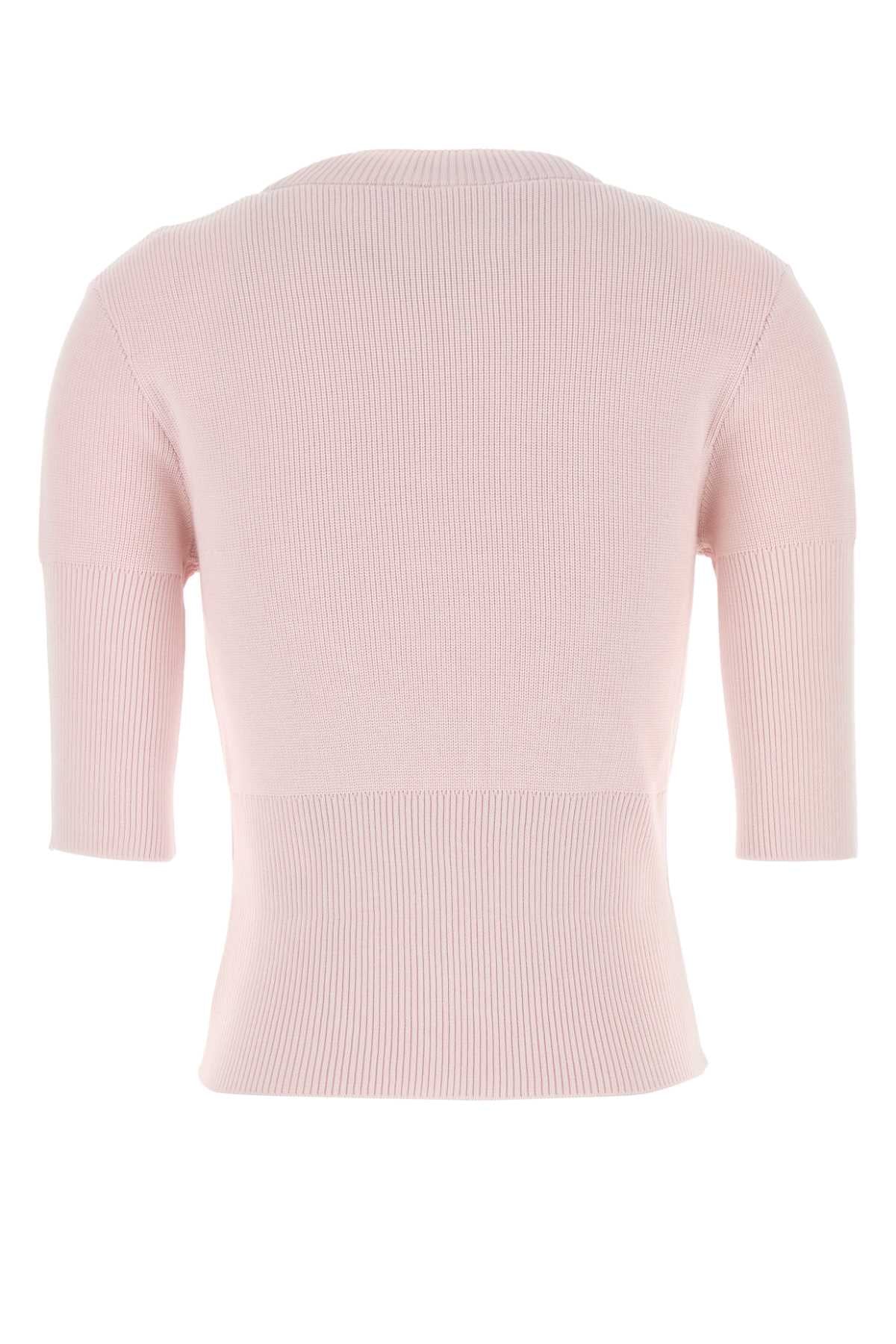 Givenchy Women Pastel Pink Cotton Blend Sweater GIVENCHY