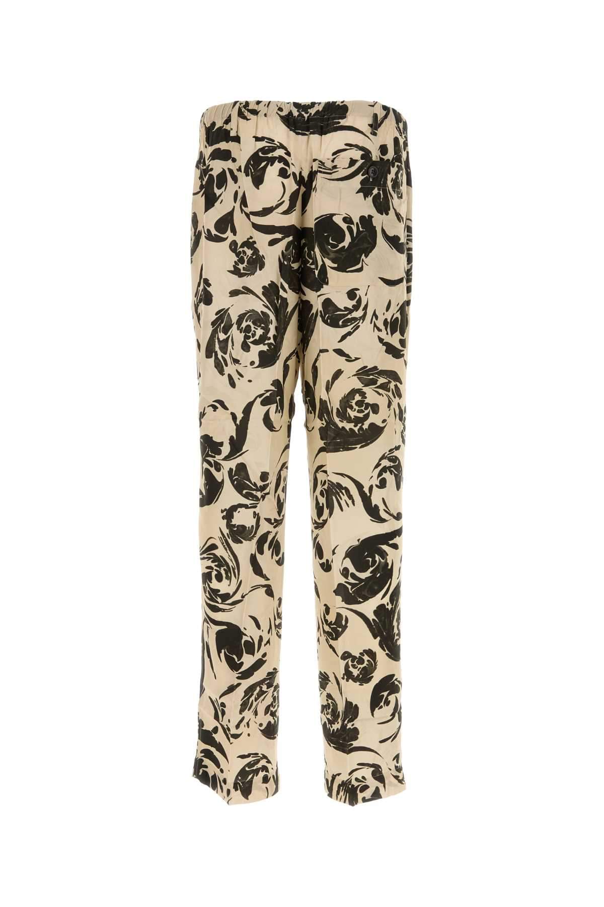 Dries Van Noten Men Pritned Viscose Penny Pant DRIES VAN NOTEN