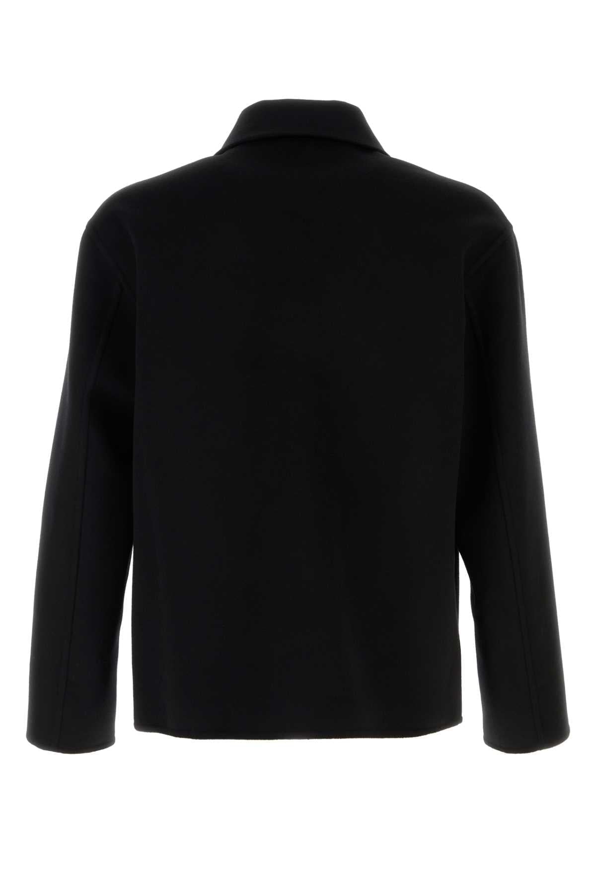 Loewe Men Black Wool Blend Jacket LOEWE