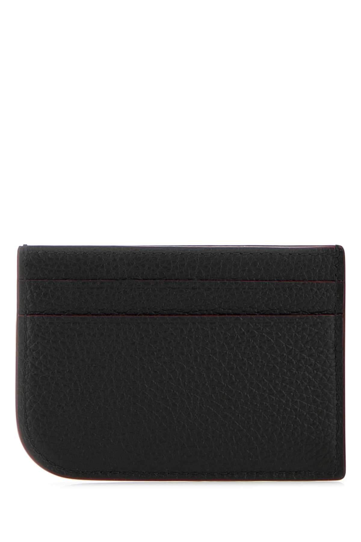 Alexander Mcqueen Men Black Leather Card Holder ALEXANDER MCQUEEN
