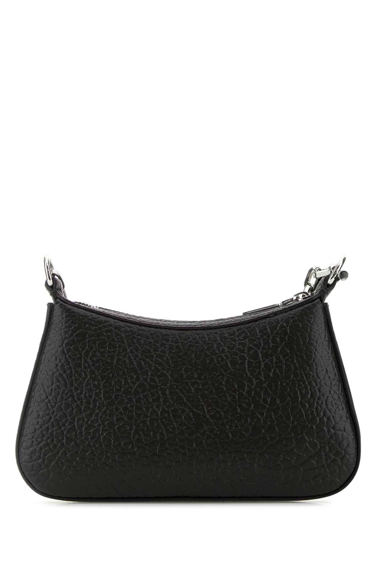 Alexander Mcqueen Women Black Leather Mini T-Bar Handbag ALEXANDER MCQUEEN