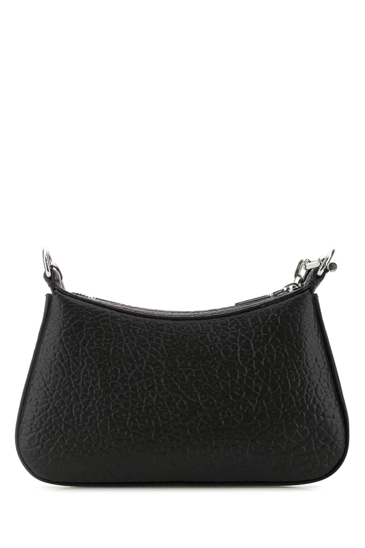 Alexander Mcqueen Women Black Leather Mini T-Bar Handbag ALEXANDER MCQUEEN
