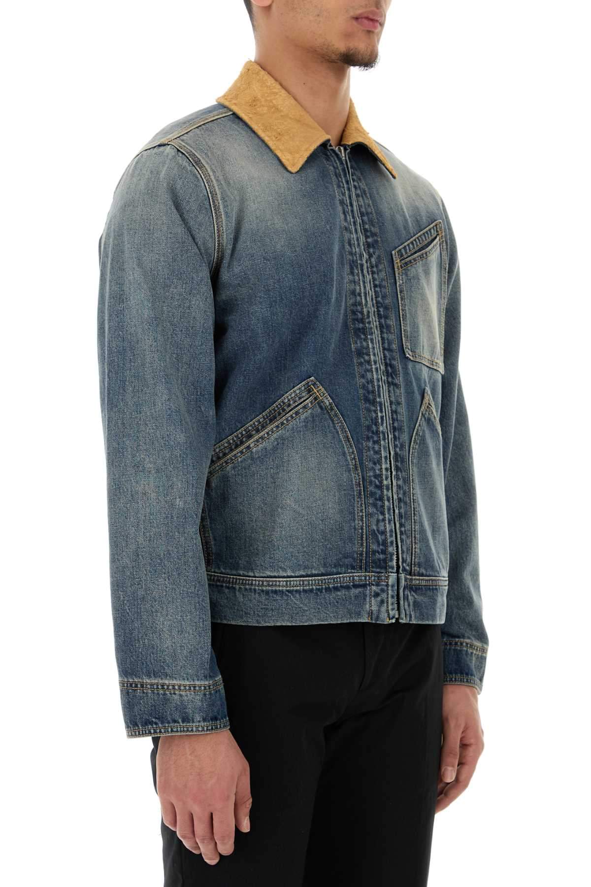 Alexander Mcqueen Men Denim Jacket ALEXANDER MCQUEEN
