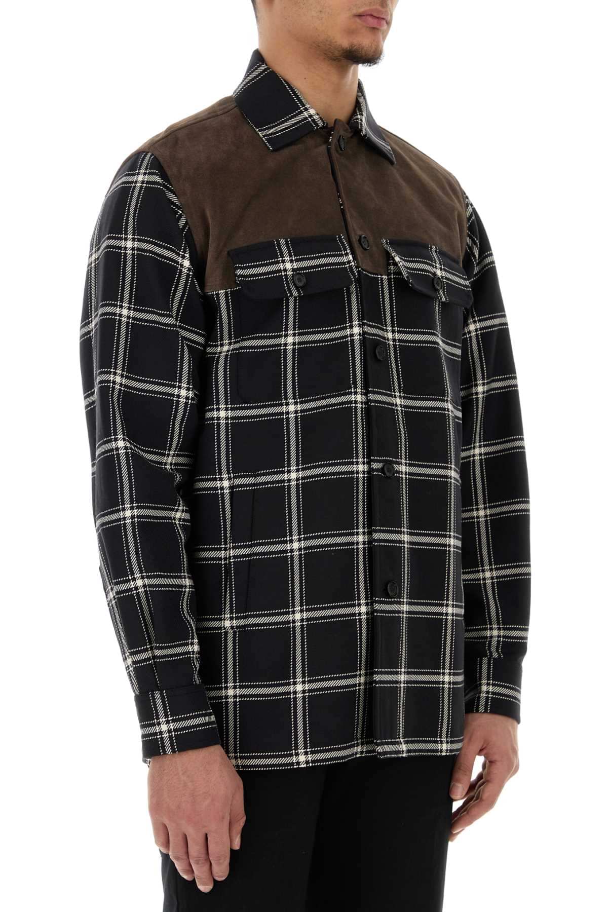Alexander Mcqueen Men Embroidered Cotton Shirt ALEXANDER MCQUEEN