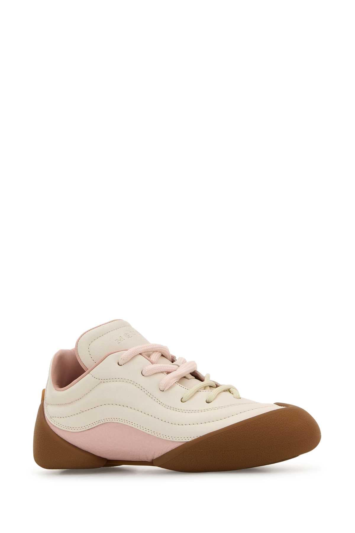 Alexander Mcqueen Women Two-Tone Leather Flexion Sneakers ALEXANDER MCQUEEN