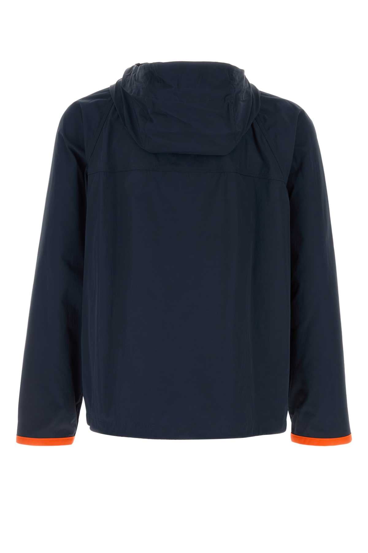 Fay Men Navy Blue Nylon Windbreaker FAY