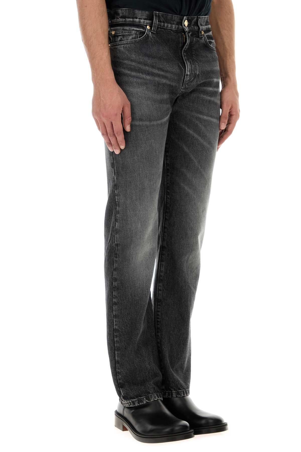 Versace Men Slate Denim Jeans VERSACE