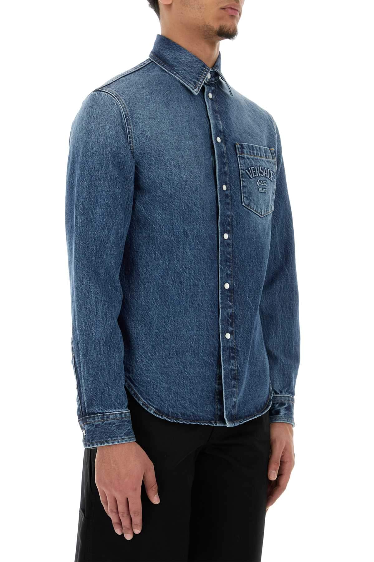 Versace Men Denim Shirt VERSACE
