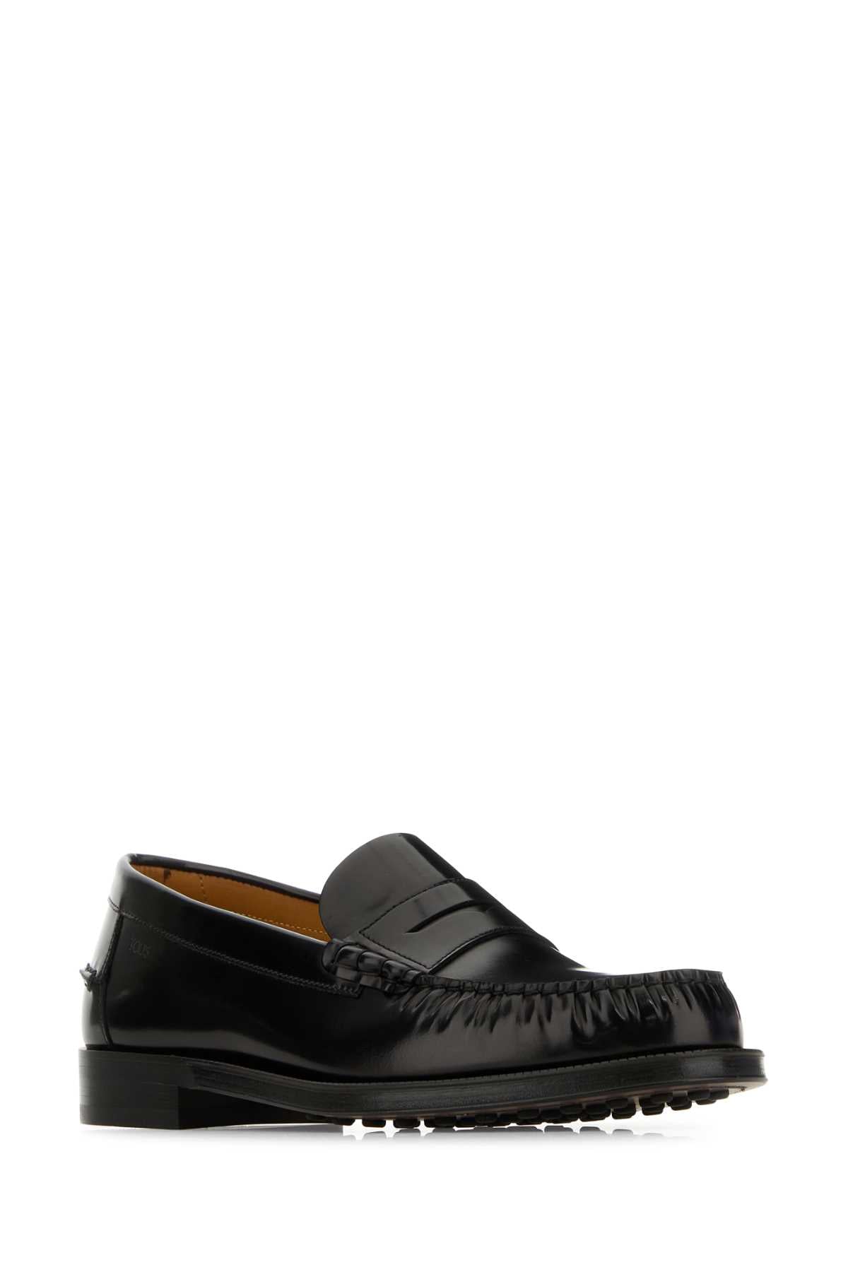Tod's Men Black Leather Loafers TOD'S