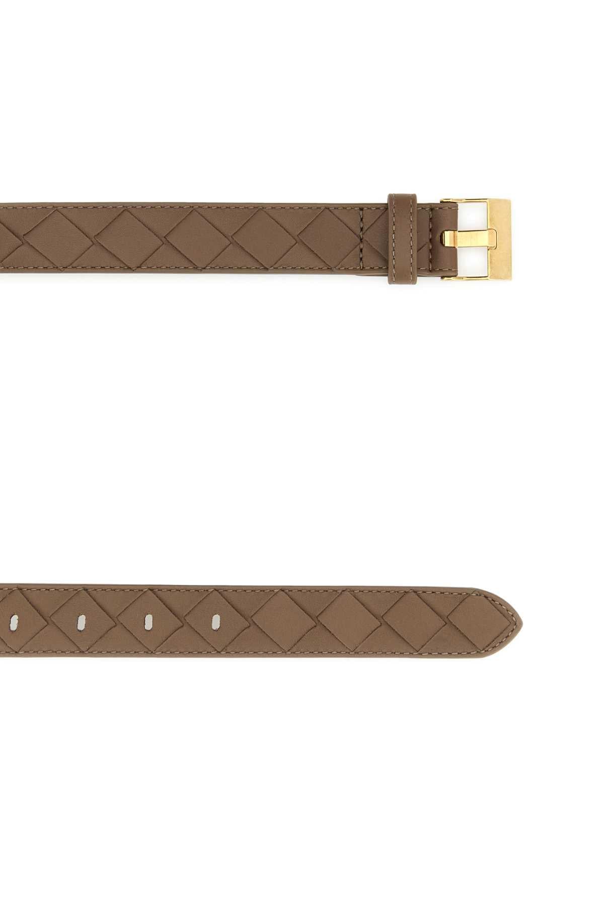 Bottega Veneta Women Mud Leather Watch Belt BOTTEGA VENETA