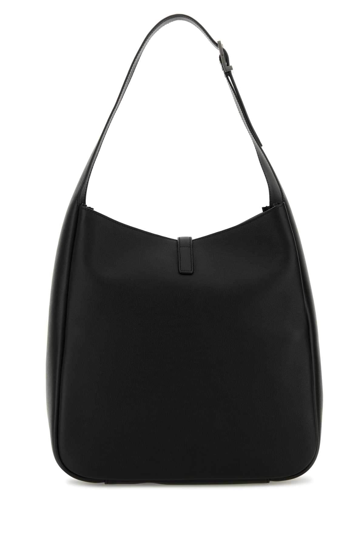 Saint Laurent Women Black Leather Le 5 Ã 7 Shoulder Bag SAINT LAURENT