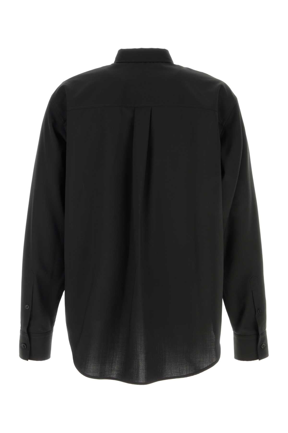 Fendi Men Black Wool Shirt FENDI
