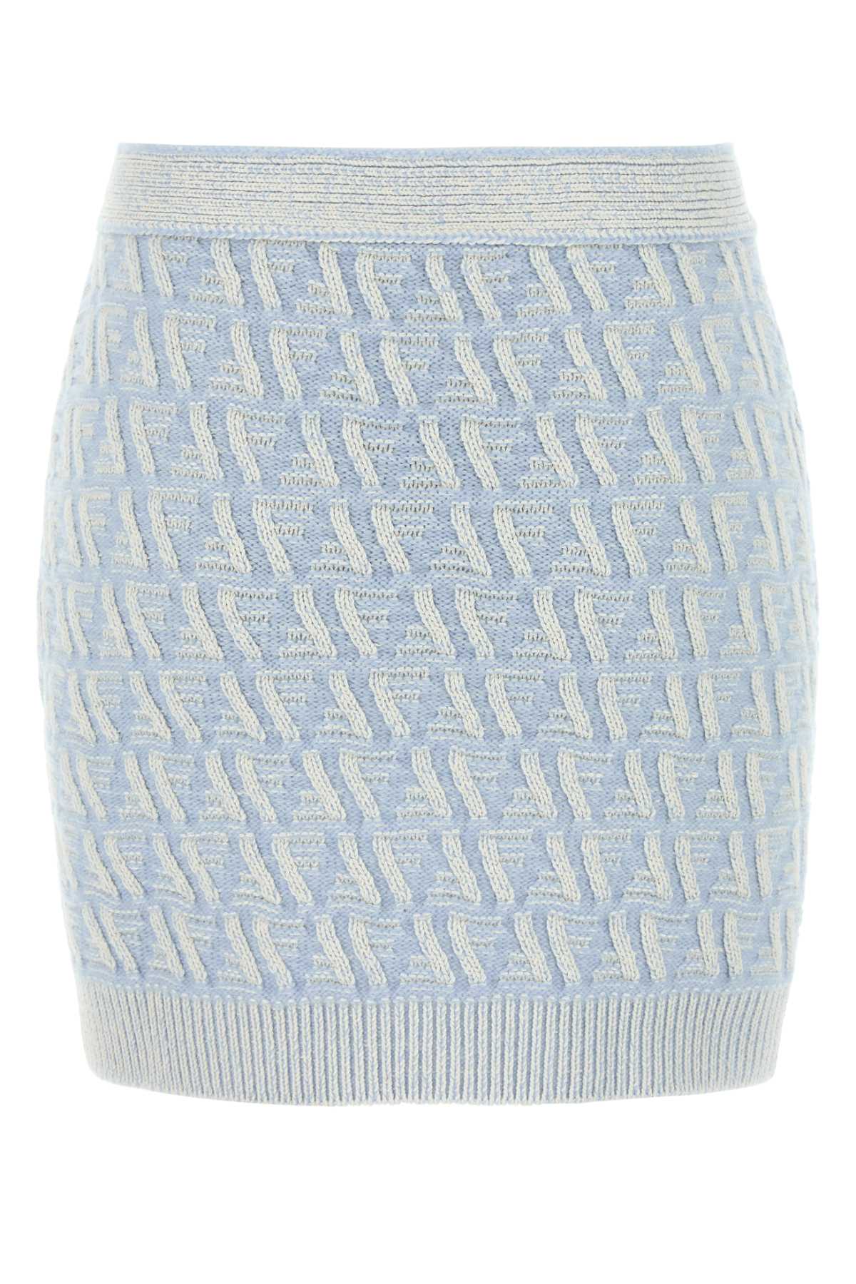 Fendi Women Embroidered Silk Blend Mini Skirt FENDI