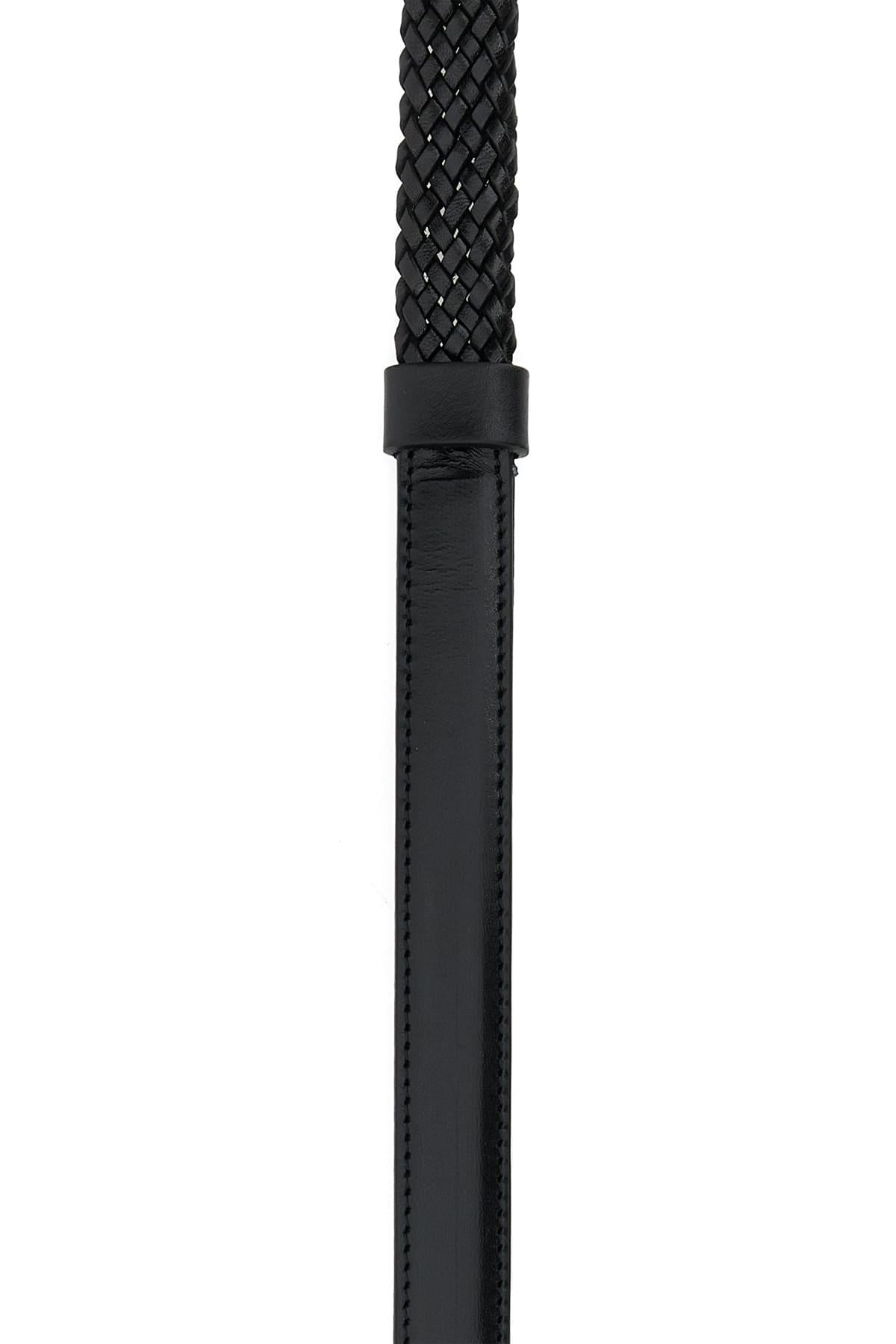 Dolce & Gabbana Men Black Leather Belt DOLCE & GABBANA
