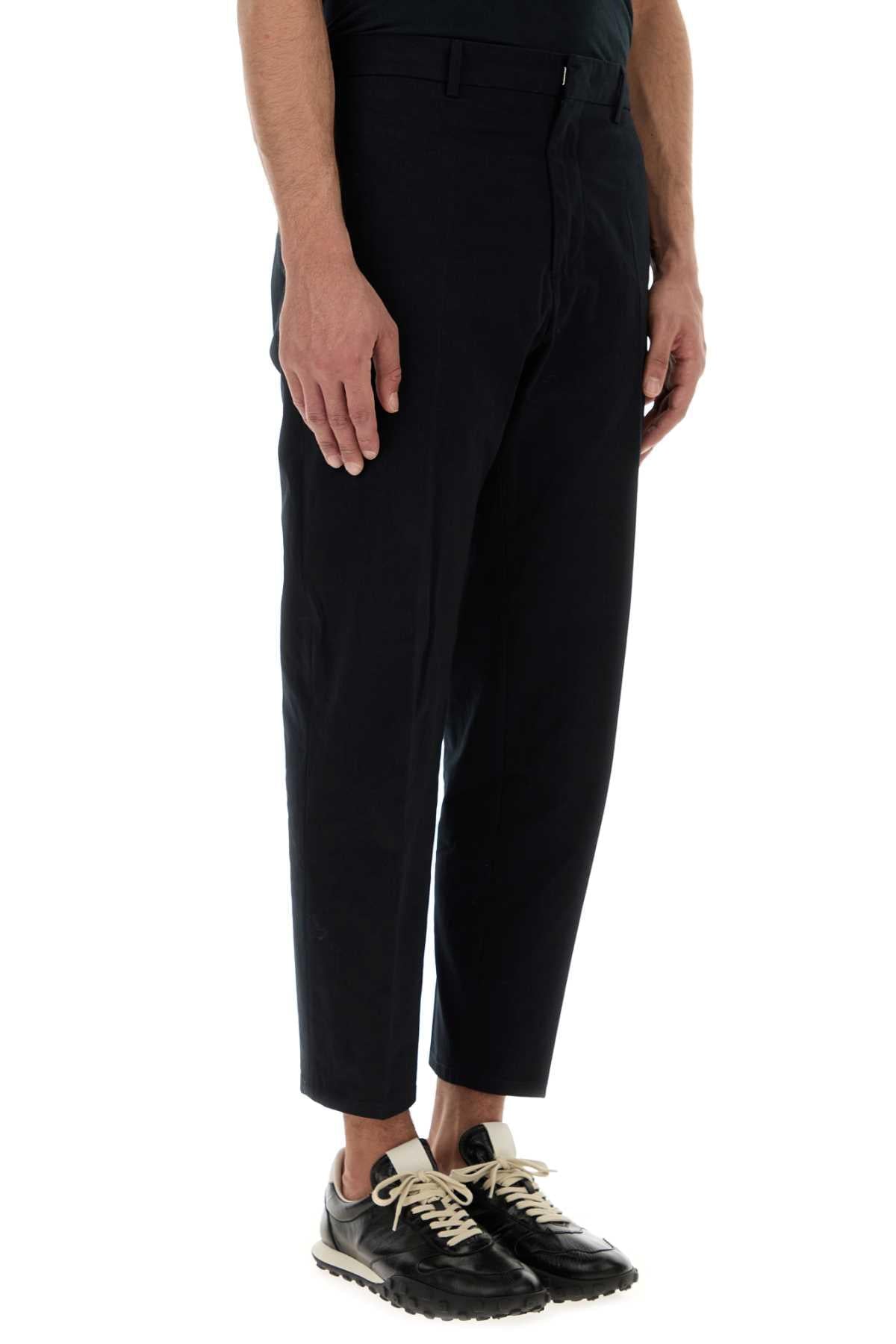 Jil Sander Men Midnight Blue Cotton Pant JIL SANDER