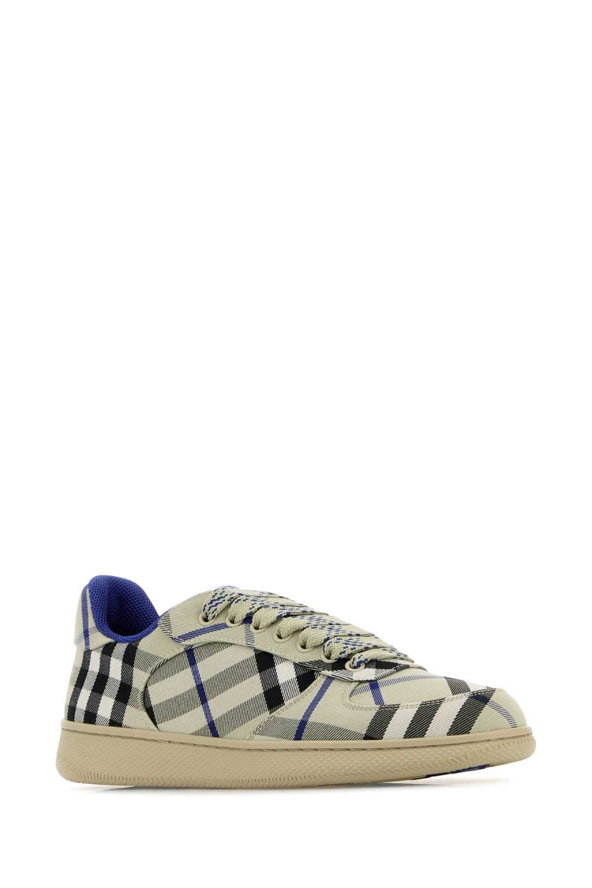 Burberry Women Embroidered Canvas Terrace Sneakers BURBERRY