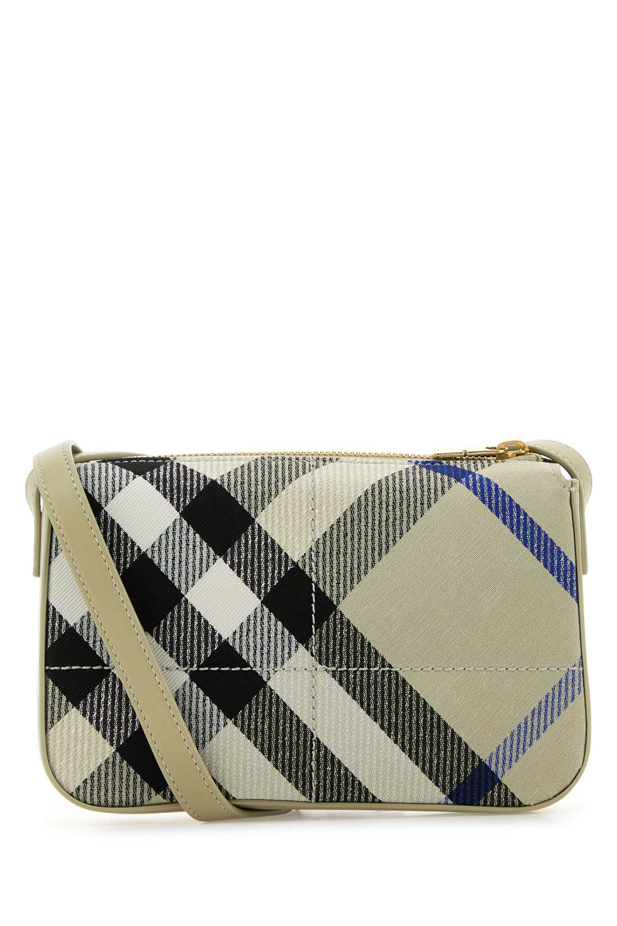 Burberry Women Embroidered Canvas Snip Crossbody Bag BURBERRY