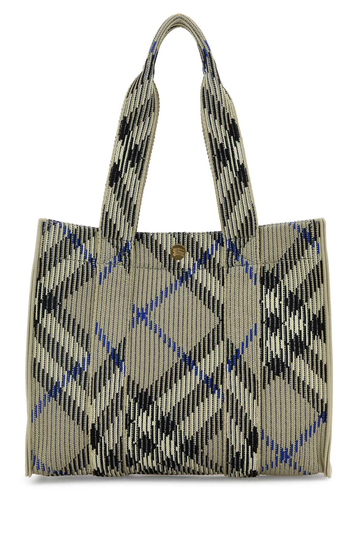 Burberry Women Embroidered Canvas Shopping Bag BURBERRY