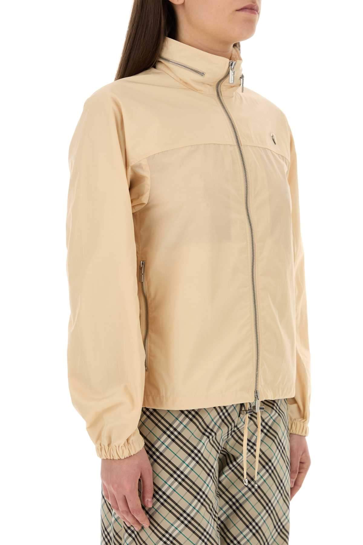 Burberry Women Skin Pink Nylon Blend Windbreaker BURBERRY
