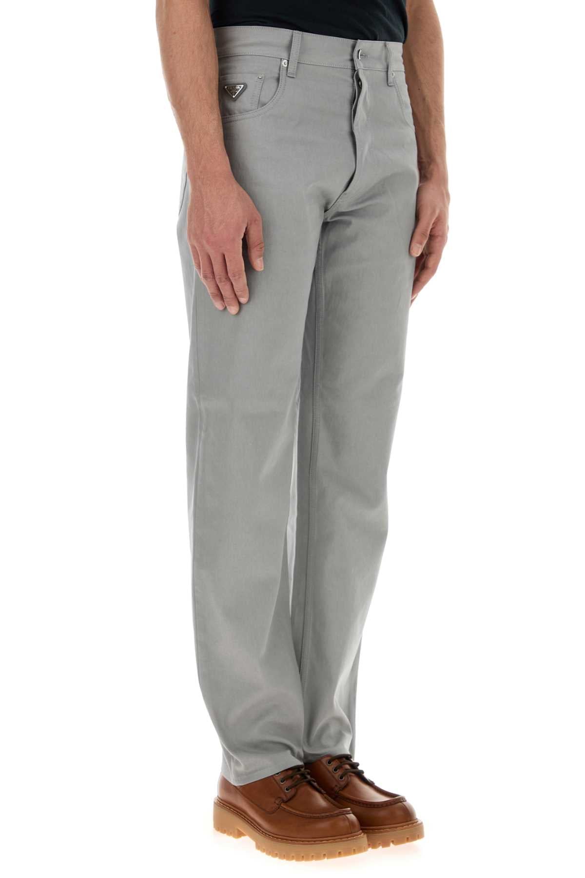 Prada Men Grey Denim Jeans PRADA
