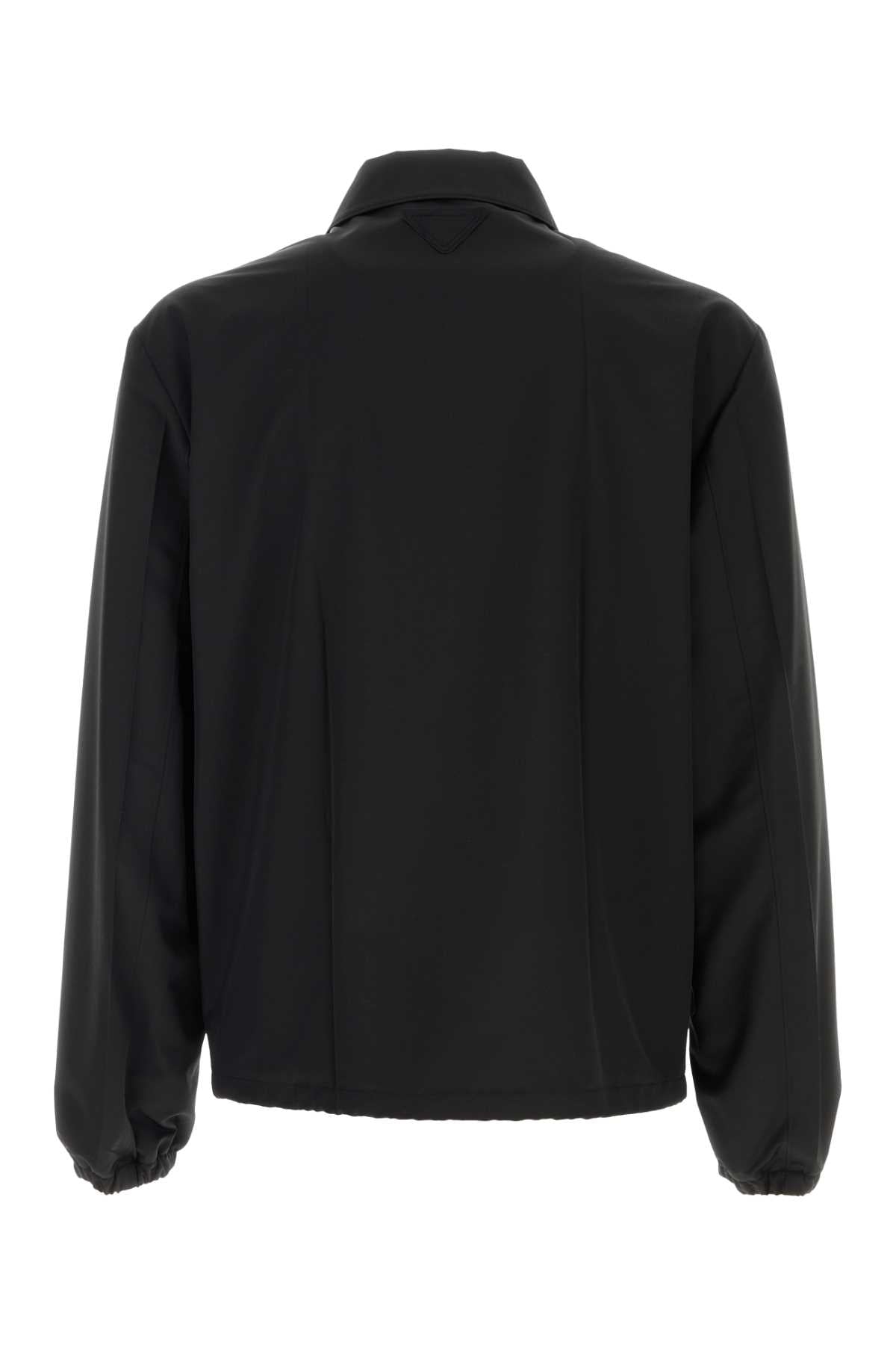 Prada Men Black Wool Blend Jacket PRADA