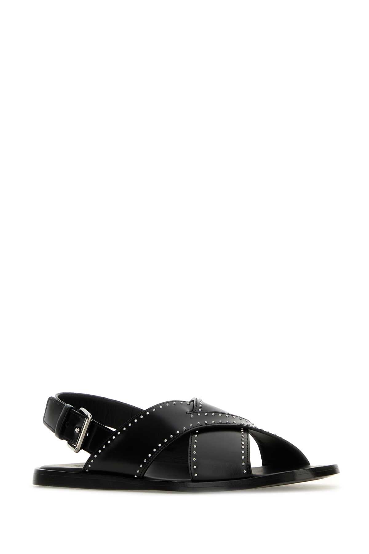 Church's Women Black Leather Oksana Sandals CHURCH'S