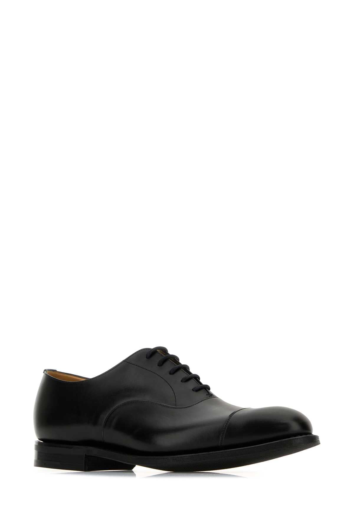 Church's Men Black Leather Consul R 2.0 Lace-Up Shoes CHURCH'S