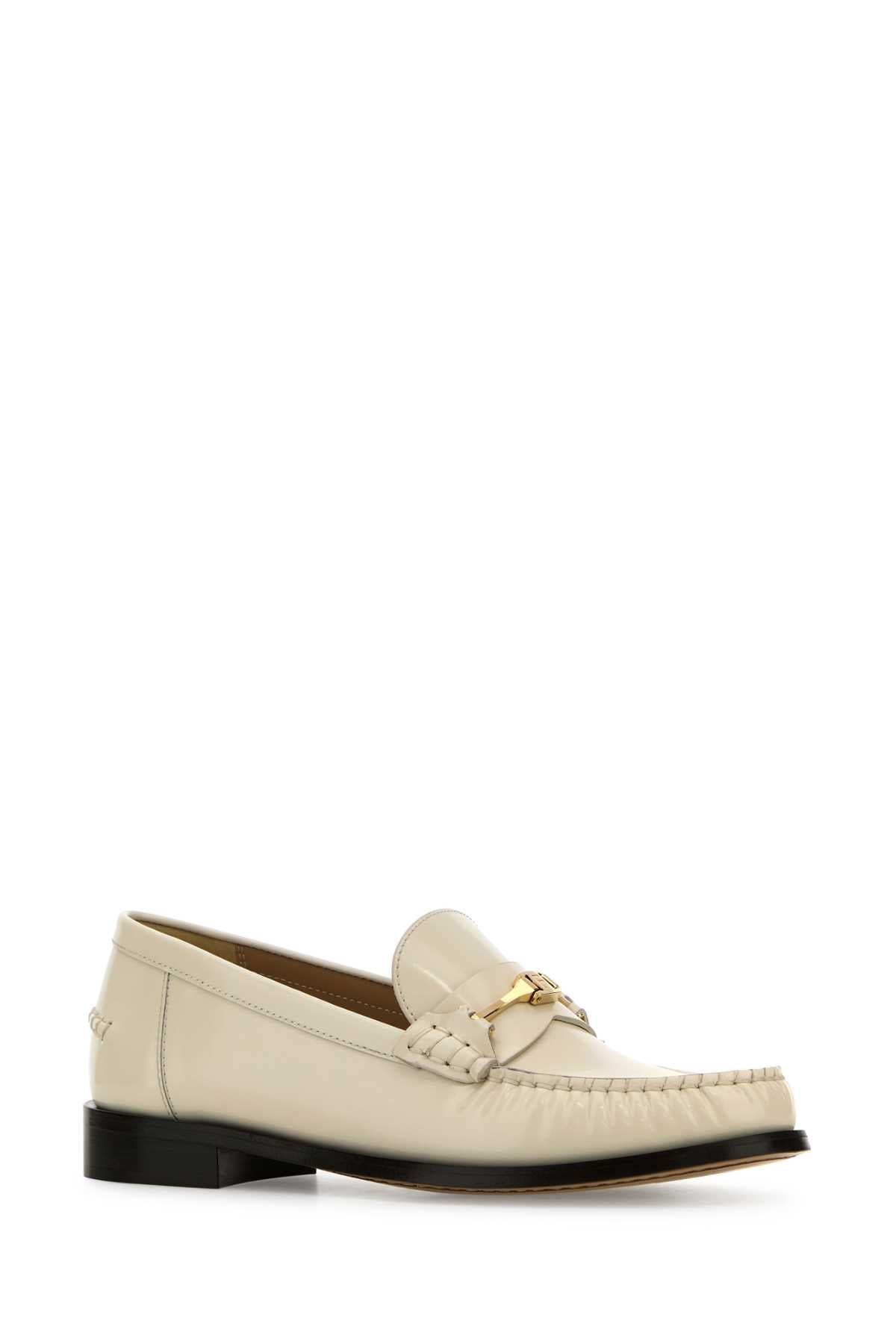Salvatore Ferragamo Women Ivory Leather Harry Loafers FERRAGAMO
