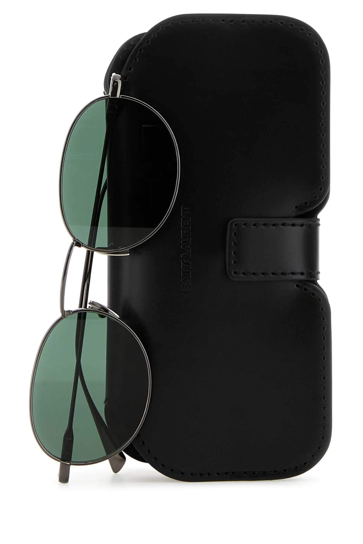 Saint Laurent Men Ruthenium Metal Sl 799 Sunglasses SAINT LAURENT