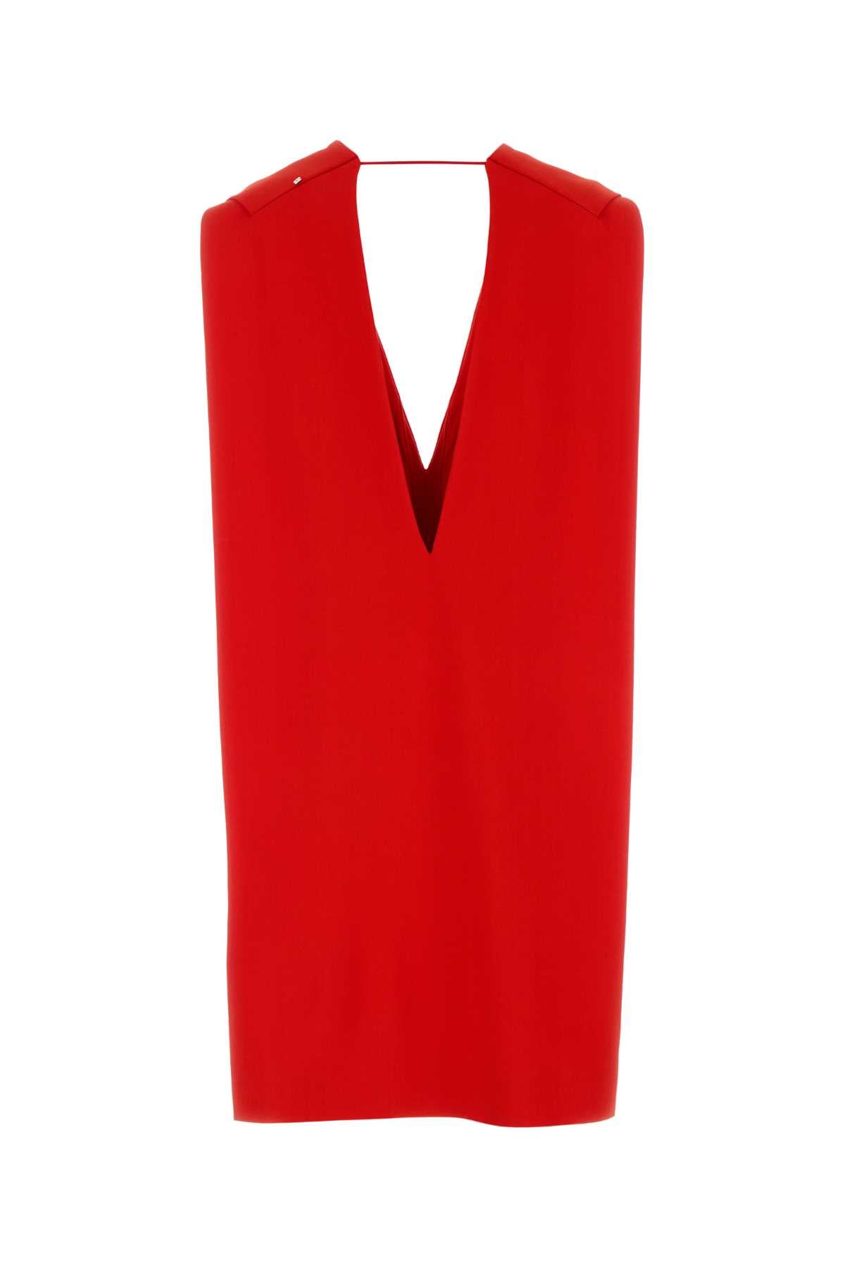 Sportmax Women Red Stretch Viscose Agrume1234 Mini Dress SPORTMAX