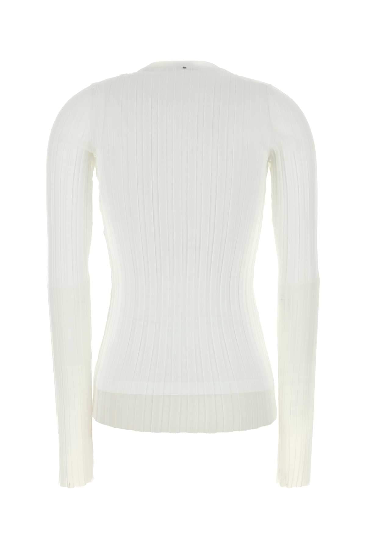 Sportmax Women White Organza Acino1234 Top SPORTMAX