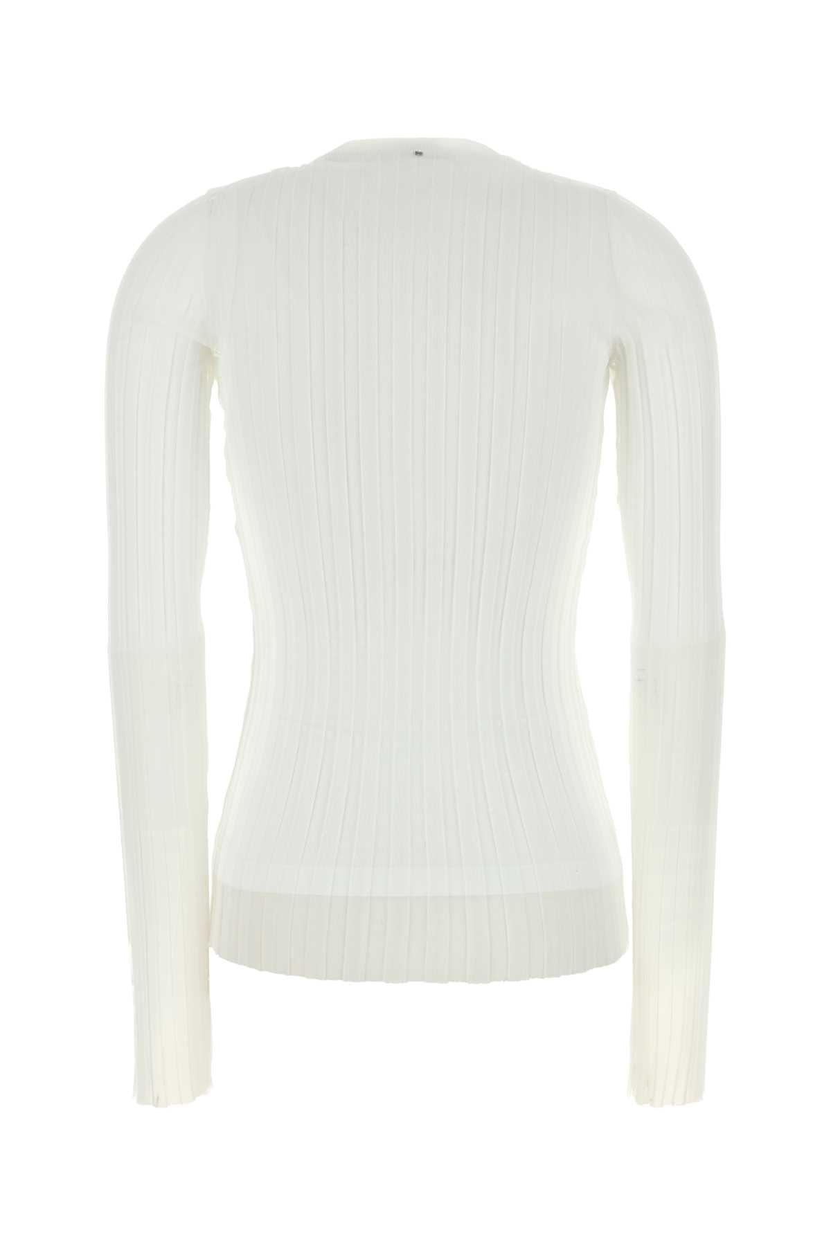Sportmax Women White Organza Acino1234 Top SPORTMAX