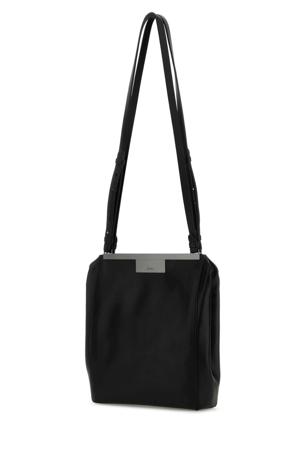 Max Mara Women Black Leather Mmsummer Shoulder Bag MAX MARA