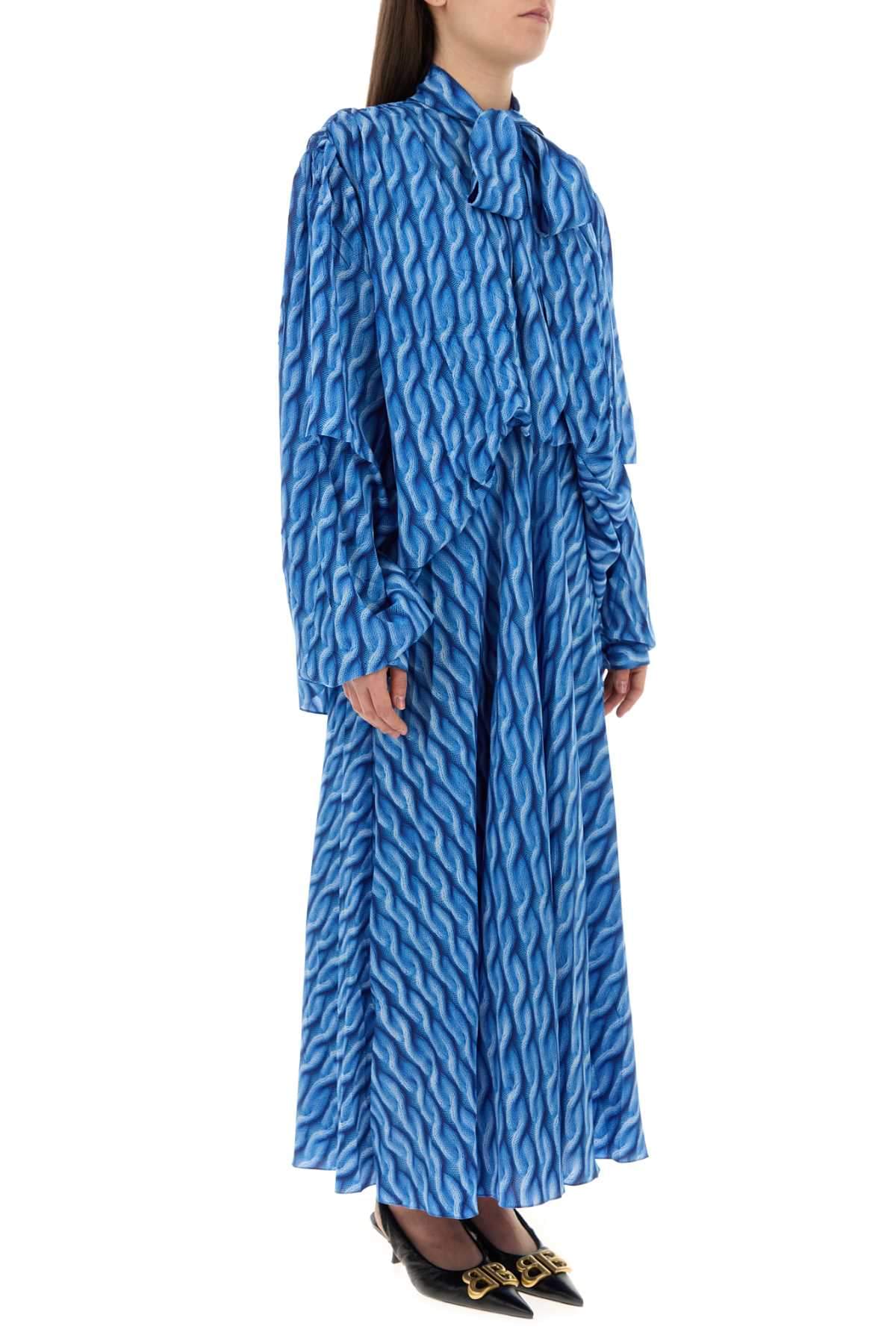 Balenciaga Women Printed Polyester Dress BALENCIAGA