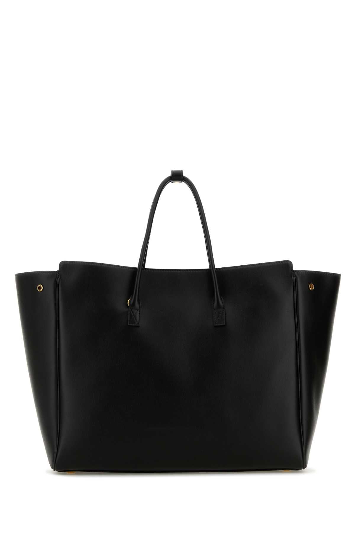 Balenciaga Women Black Leather Carry All Hampton Shopping Bag BALENCIAGA