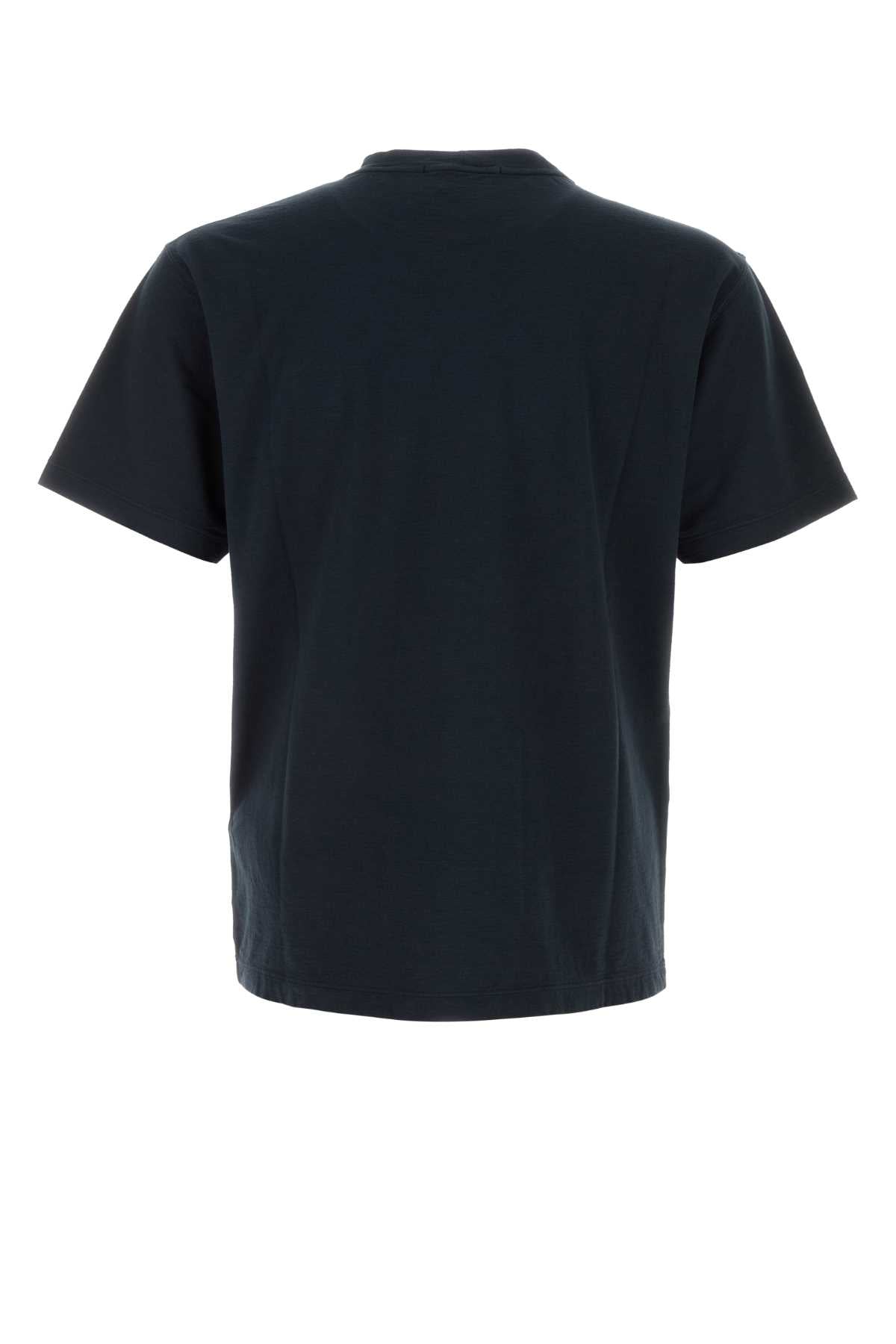 Stone Island Men Midnight Blue Cotton T-Shirt STONE ISLAND