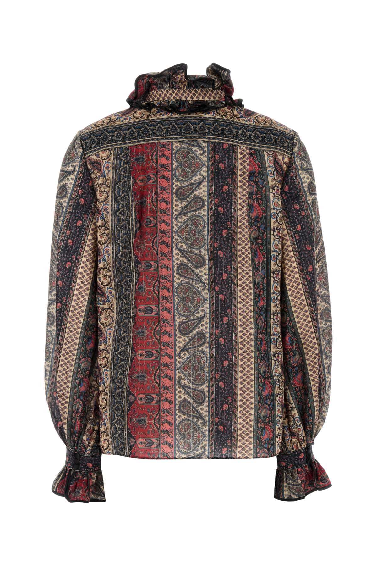 Valentino Garavani Women Printed Cotton Blend Blouse VALENTINO GARAVANI
