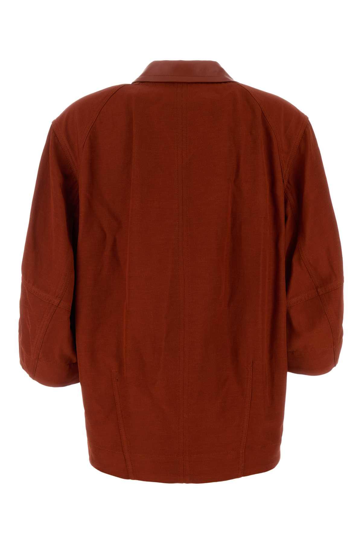 Bottega Veneta Women Tiziano Red Viscose Blend Blouse BOTTEGA VENETA